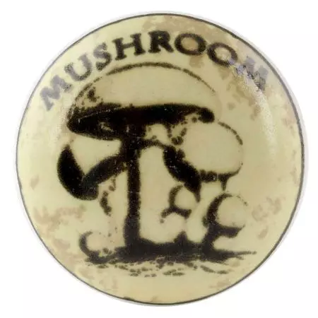 Mushroom Flat Ceramic Wine Bottle Stopper